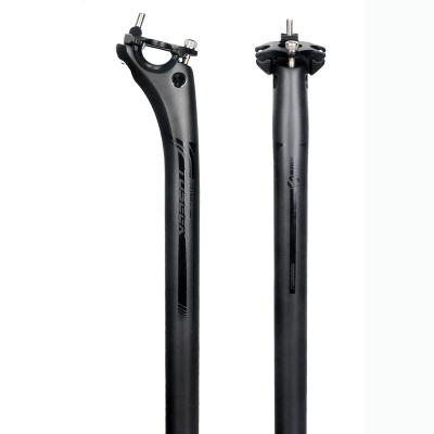 China MTB Road Bike T800 Road Bike Seat Post 27.2/30.8/31.6mm mtb cycle seat post offset 20mm black matte 20mm 350 400 seatpost carbon bike parts for sale