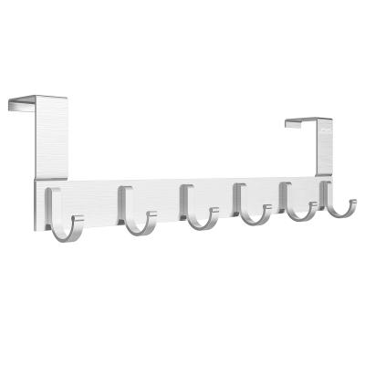 China Anjuer Space Stocked Aluminum Over Door Hooks for sale