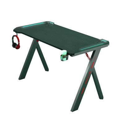 China The other latest design LED gaming table computer gaming desktop PC gaming desk pad tables e-sports table for sale