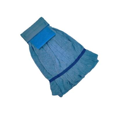 China Manufacturer Viable Absorbent Microfiber Strip Terry Cloth Floor Wet Dry Mop for sale