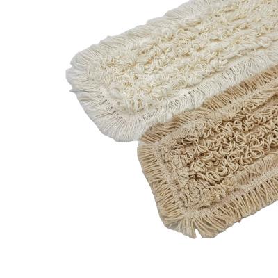 China Sustainable Pocket High Quality Flat Broom Cotton Cotton Head Mop for sale