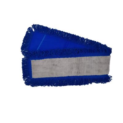 China Sustainable Wholesale Industrial Microfiber Cloth Pocket 18 Microfiber Dust Mop Refill for sale