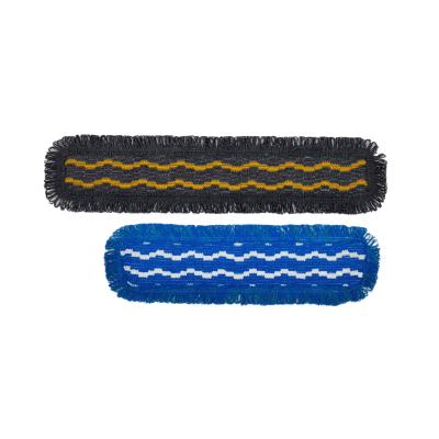 China Sustainable Easy Clean Weaving Fabric Industry Face Cloth Microfiber Blue Weaving Mop for sale