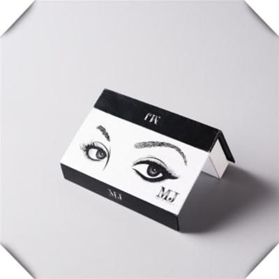 China Recycled Materials Logo Printed Paper Custom Eyelash Packaging Box Custom Lashes Box With Empty Eyelash Box for sale