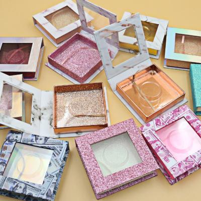 China Recyclable wholesale supplier cheap price 3d silk eyelashes eyelash with custom paper eyelash box for sale