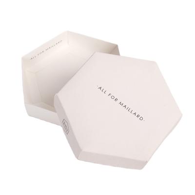 China New Design Customized Beautiful Recyclable Hexagon Paper Box And Jewelry Packaging Box And Candy Box for sale