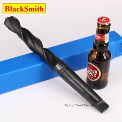 China Metal Drilling Black Oxide Hss Morse Taper Shank Twist Drill Bits for sale