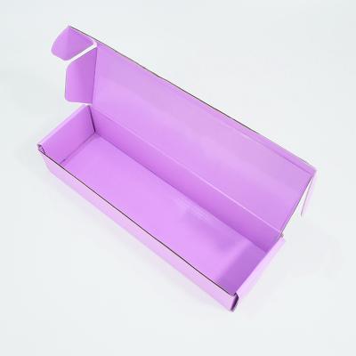 China Custom Recyclable Recycle Rigid Corrugated Foldable Paperboard Packaging Paper Boxes For Hair Extensions for sale