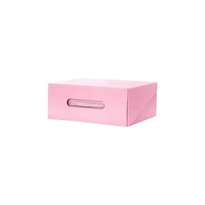 China Recyclable Wholesale Stackable Custom Shoe Box With Logo Fancy Baby Shoes Packaging Box With Rope Handle for sale