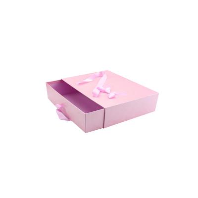 China Recycled Low Moq Material Porcelain Custom Pink Lipstick Cosmetic Set Rigid Hard Paper Slide Suction Eyelash Box for sale