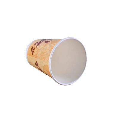 China Wholesale recycled material bespoke design logo printed disposable eco friendly chocolated paper cups for sale