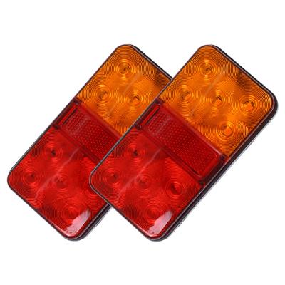 China Automotive Lighting LED24V12V to 80V Truck Side Lights, Truck Tail Lights, Red and Yellow Warning Signal Work Safety TSD-04 Warning Lights for sale