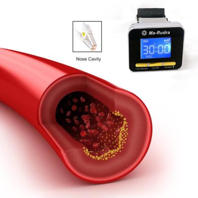 China Reduce and Clean Toxins Blood Diabetes Rhinitis Sugar Control Therapy Laser Watch High Cholesterol Hypertension Hypertension Laser Acupuncture for sale