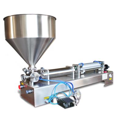 China Semi Automatic Ice Cream Water Food Honey Juice Sauce Soft Drink Tomato Sauce Liquid Filling Machine for sale