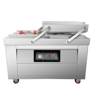 China 2021 New Type 400 Double Chamber Quilt Machine Food Packing Vacuum Sealer for sale