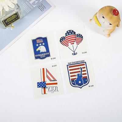 China China Manufacture Premium Quality Temporary Supply USA Flag Temporary Fake Tatoo Sticker Custom for sale