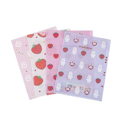 China Customized PVC Student Stationery PVC Plastic Presentation Printing Folder for sale