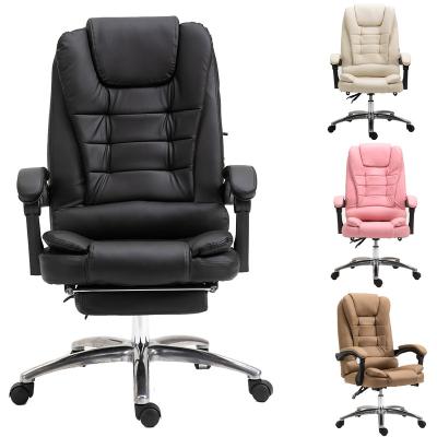 China High Back Adjustable Modern Luxury Black Ergonomic Manager Executive Leather Office Chair (Height) for sale