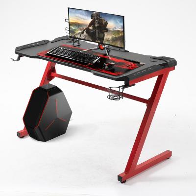 China Multifunctional Hotsell Comfort Design Z Shaped Legs Saitu Custom PC Gaming Table Computer Desk for sale