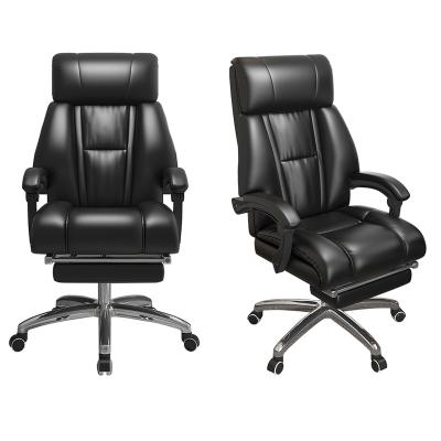 China Boss Ceo Leather Ergonomic Office Executive Chair (Size) Cheap Luxury Adjustable Recliner High Back Adjustable Swivel Price for sale