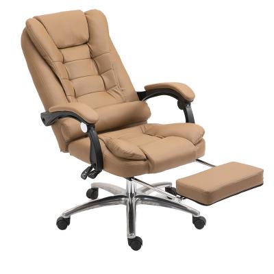 China Luxury Leather Office Chair (Height) Modern Design High Comfort Executive Office Recliner Swivel Adjustable Back Leather for sale