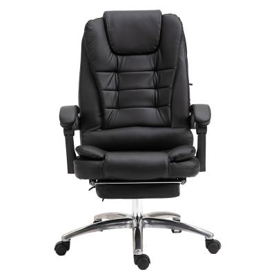 China Wholesale High Home Computer Boss Adjustable Back Modern Indoor Recliner Office (Waist) Leather Chair for sale