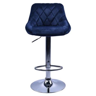 China 360 Degree Swivel Velvet High Height Adjustable Counter Bar Stool Chair Nordic Large Swivel Antique for sale