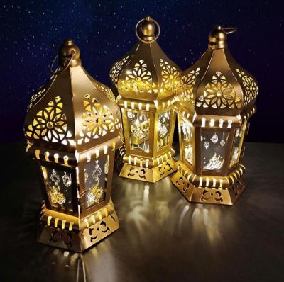 China Wholesale New Ramadan Eid Mubarak Decor Ramadan Lantern 2021 EID Muslim Ramadan Party Decoration Festival Decoration Led String Lighting for sale