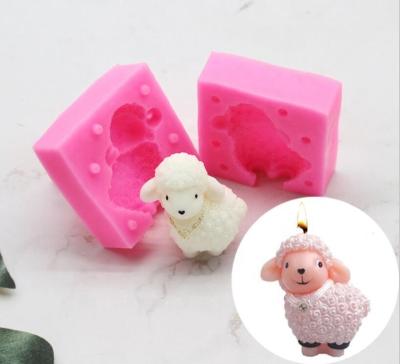 China Viable Wholesale Islamic Chocolate Soap Mold Candy Mold For Eid Kitchen Dessert Ramadan Eid Muslim Mubarak Sheep Silicone Fondant for sale