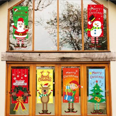 China 2022 New Year Gift Christmas Hanging Merry Christmas Pendant Decor For Home Window Decor Xmas Door Ornament Navidad 2022 Natal New Year Gift for sale