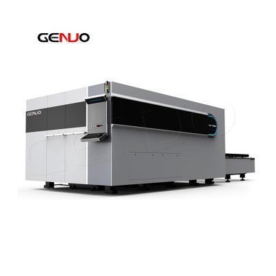 Cina Power GNET Series Exchange Table Fiber CNC Laser Cutting Machine Fibra laser CNC in vendita