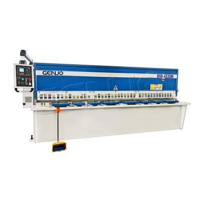 Cina QC12Y ESTUN E21NC Controllo idraulico Swing Beam Shearing Machine Manuale Sheet Metal Shearing Machine in vendita