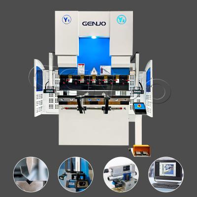 中国 High Accuracy CE Certificate Low Price Metal Plate Hydraulic Press Brake Machinery CNC Servo Hydraulic Press Brake For Metal 販売のため