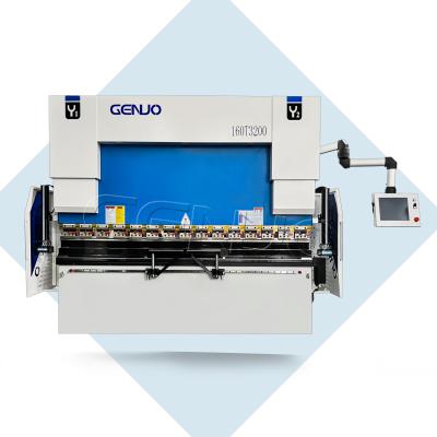 China Máquina de dobra de folhas de metal hidráulica padrão CE Máquina de prensagem de freios CNC Folha de folhas SS com sistema de controle DELEM à venda