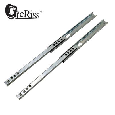 China Fold 2 Mini Ball Bearing Table Slide, Drawer Telescopic 17mm Sideboard Slide for sale