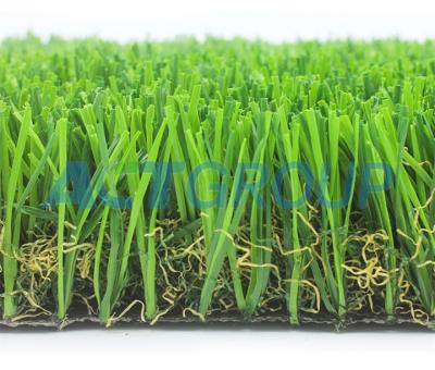 China Kids Playground Landscaping Artificial Grass 40mm Pile Natural Appearance Fireproof for sale