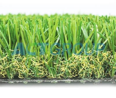 China Multipurpose Artificial Lawn Grass , Playground Residential Artificial Turf Anti - Aging for sale