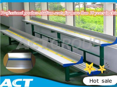 China ACT Anti - Aging Aluminum Sports Bench Indoor Gym Bleachers Good Durability for sale