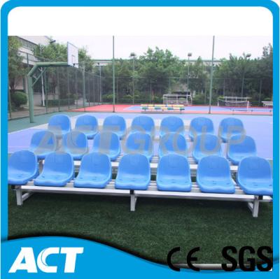 China Freestanding Portable Grandstand Seating Aluminum Bleacher Seat For Playground for sale