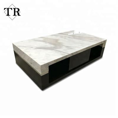 China Top Luxury Marble Furniture White Marble Center Coffee Table Center Table for sale