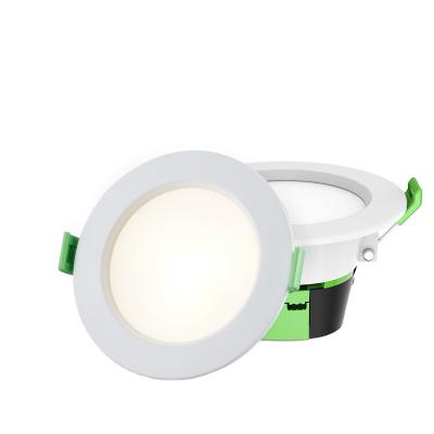 China EUROPEAN Luminans LED Downlight IP44 9W Recessed Round Adjustable CCT Dimmable Lux LED Lamp For Indoor for sale