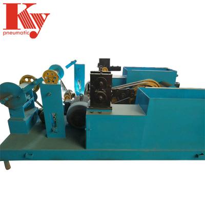 China Nail / Staple Factory Pneumatic Wire Drawing Machine With Wire Flattening for sale