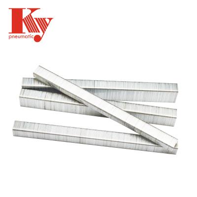 China Flat Silver Color Clavos Staples 7110 Furniture Staples for sale