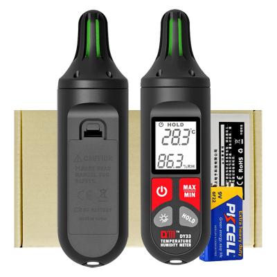 China Cold Chain Transportation DY33 Warehouse Thermometer-Hygrometer Data Retention LCD Display Temperature Humidity Meter for sale