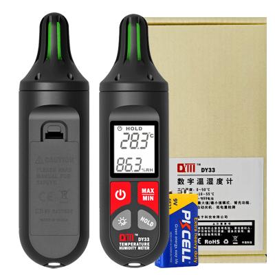 China High Accuracy Cold Chain Transportation Drop Shipping DY33 Air Ambient Auto Off Thermometers Household Digital Thermometer and Hygrometer for sale