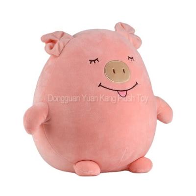 China Plush Factory Wholesale Plush Toy Comfortable Plush Pig Egg Shaped Soft Toy for sale