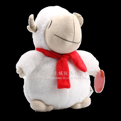 China 100% Soft Polyester Lamb Animal Plush Soft Toy Custom Sheep Plush Toy Stuffed Toy For Holiday Gift for sale