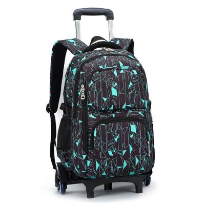 China Wholesale High Quality Anti Theft Trolley School Bags Backpack With Wheels For Teenagers for sale