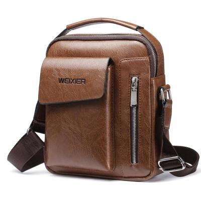 China 2020 Leather Men's Portable Cross - Body Shoulder Bag Messenger Luxury Business Bags for sale