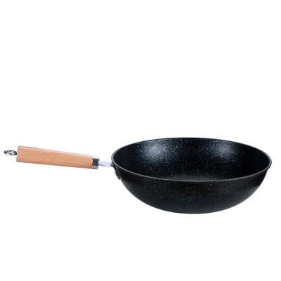 China Stocked Stone Filters Cookware Granite Coating Pan Skillet 24cm Non-Stick Pans Omelet Frying Pan for sale